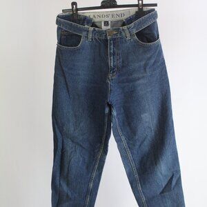 Vintage Women's Land's End Denim Pants - Size 6